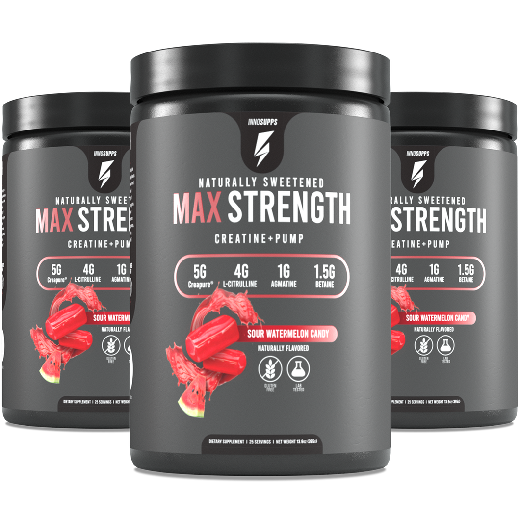 3 Jars of Max Strength