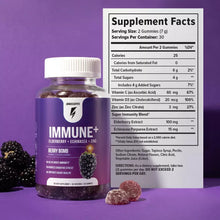 ギャラリービューアに画像をロードします、Immune+ Gummies Supplement Facts